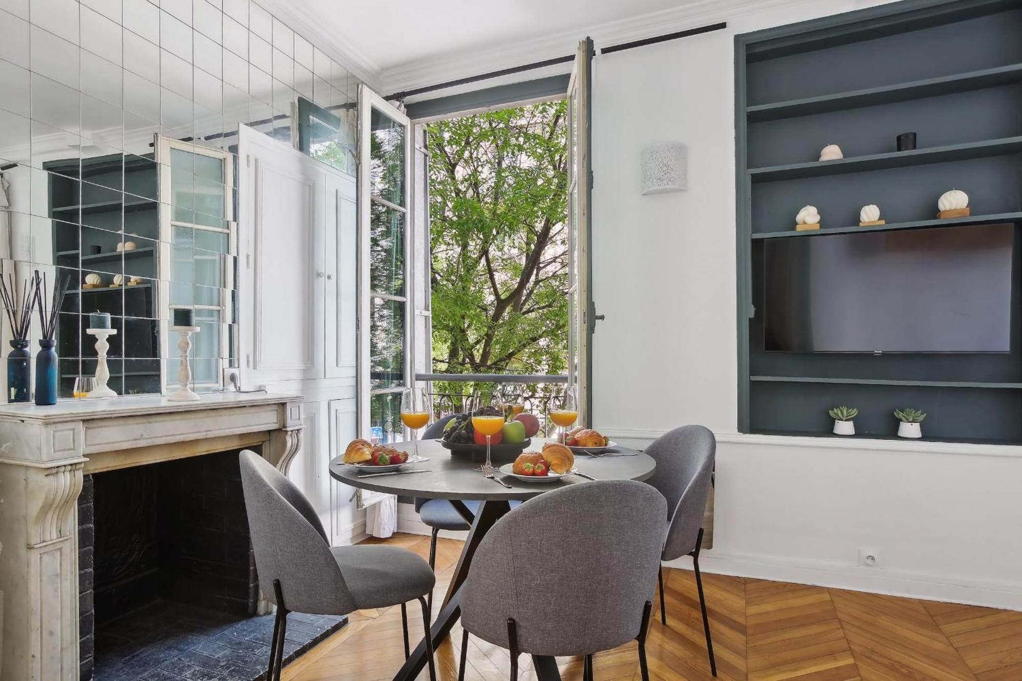 パリLe Marais 1Br Cozyアパートメント エクステリア 写真
